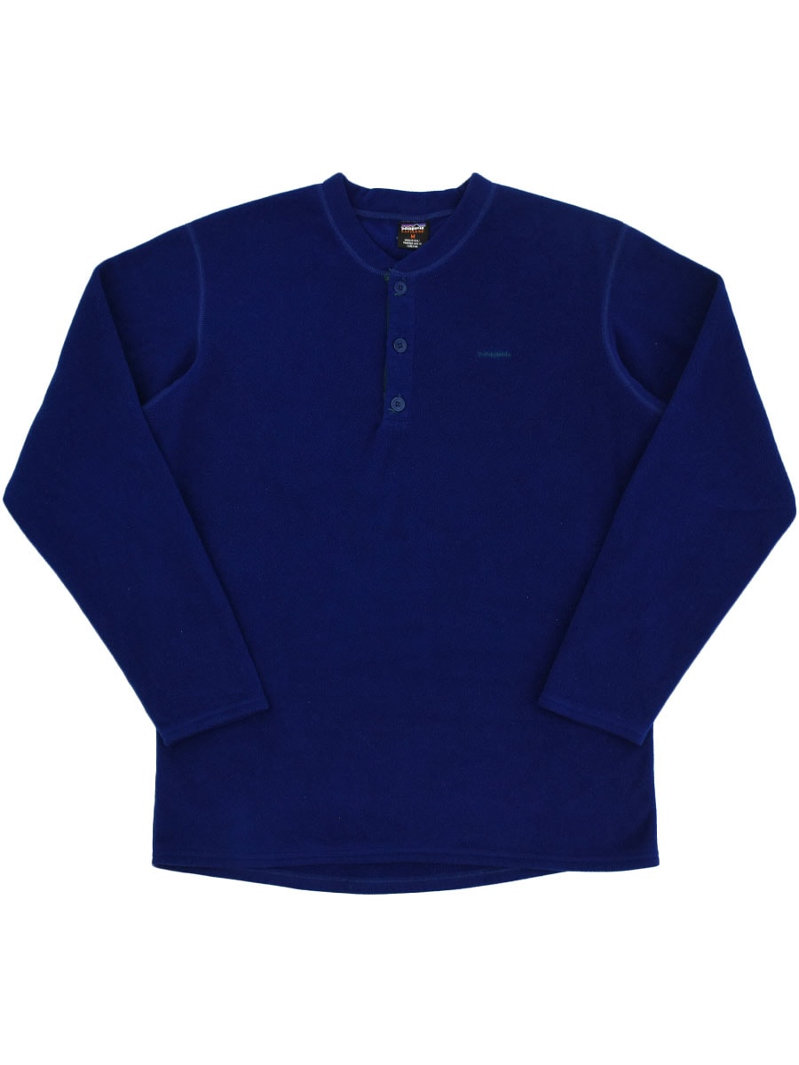 90's パタゴニア キャプリーン ヘンリーネックフリース ネイビー 表記