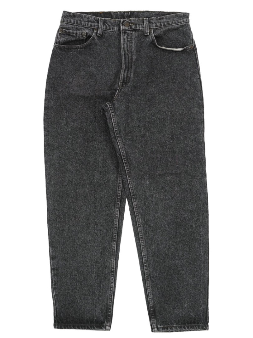 90's Levi's 550 先染め ブラックデニムパンツ 表記(34x30) USA製