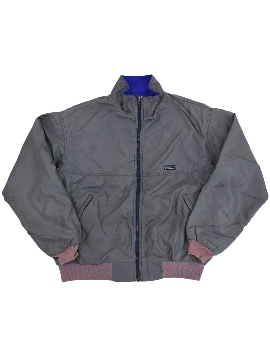 80's パタゴニア シェルドシンチラジャケット グレー 表記(L) USA製