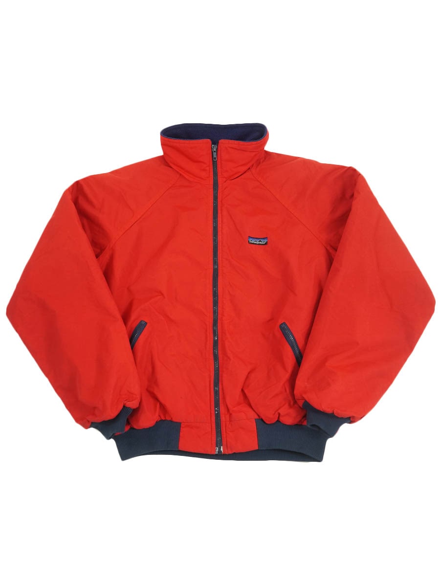 80's パタゴニア シェルドシンチラジャケット フレンチレッド 表記(L