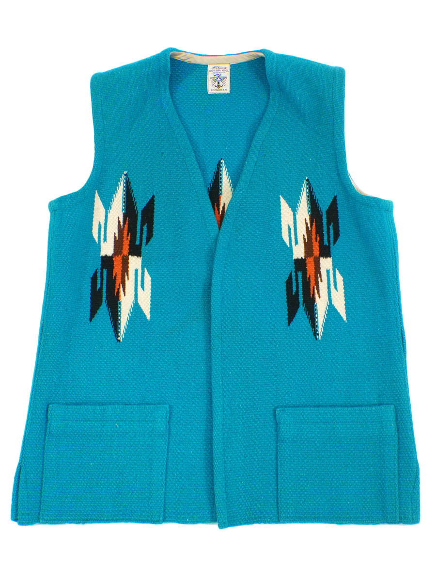 オルテガ チマヨベスト ターコイズブルー 実寸(38位) | すべての商品