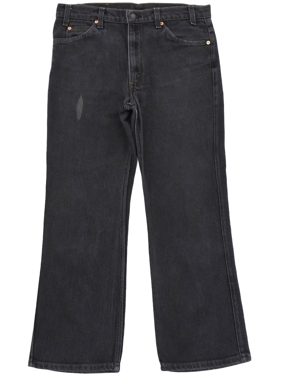 90's～ Levi's 517 ストレッチ ブラックデニムパンツ 表記(36x30) USA