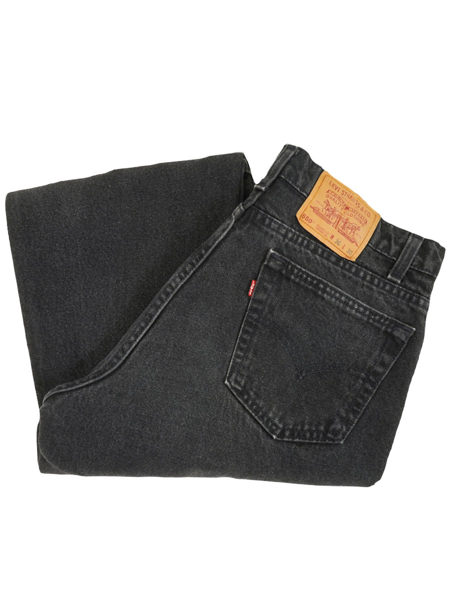 90's Levi's 550 ブラックデニムパンツ 表記(36x30) USA製 | SOLD OUT