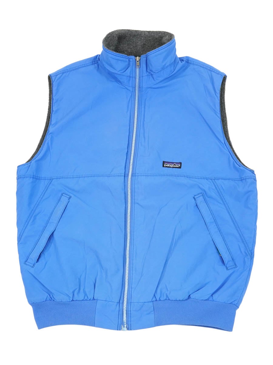 91 パタゴニア シェルドシンチラベスト ブライトブルー 表記(L) USA製