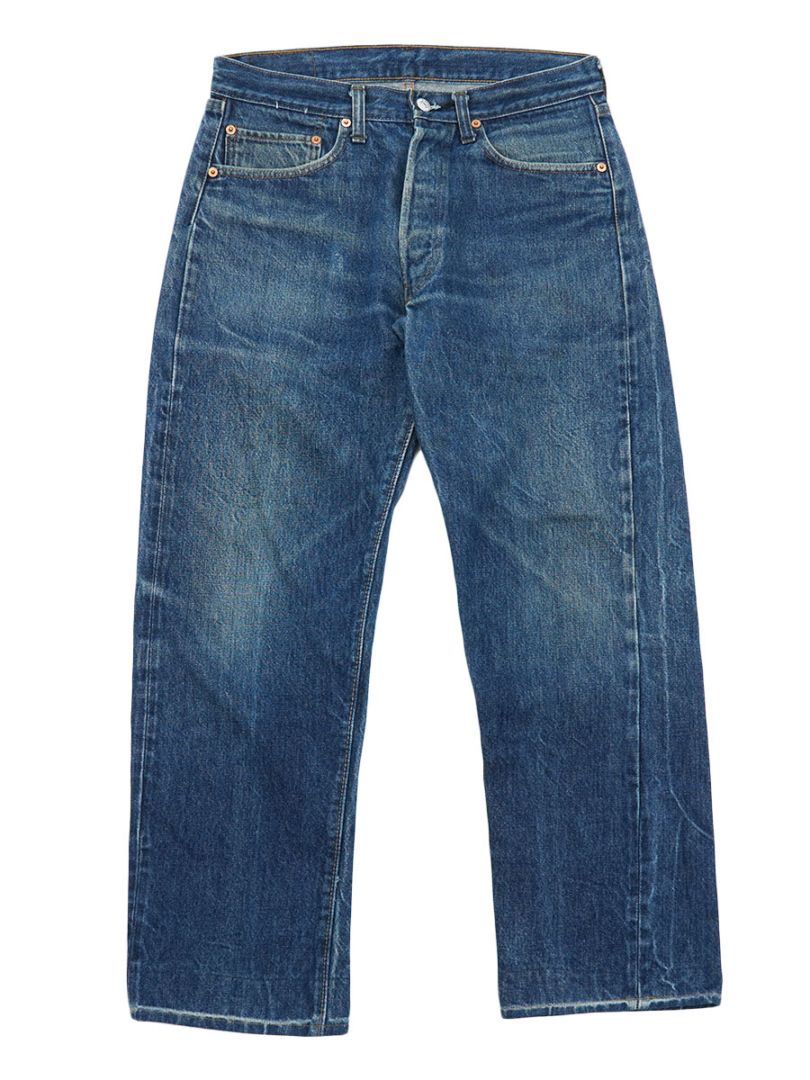 80's Levi's 501 66後期 赤耳 良色落ち デニムパンツ 表記(33x32