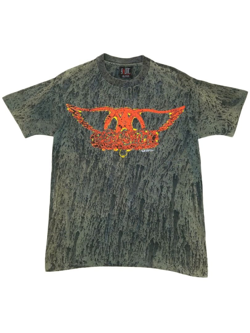 90'S GIANT ''AEROSMITH'' T SHIRT (SIZE.LARGE) MADE IN USA | NEW