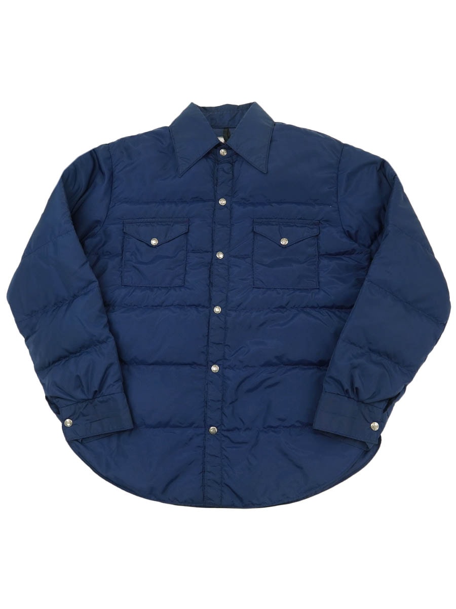 70's 茶タグ THE NORTH FACE ダウンシャツ ネイビー 表記(XL) | すべて