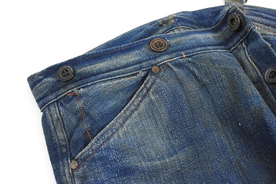 1900's CAN'T BUST'EM Denim Waist Overalls 表記(36x32) | すべての