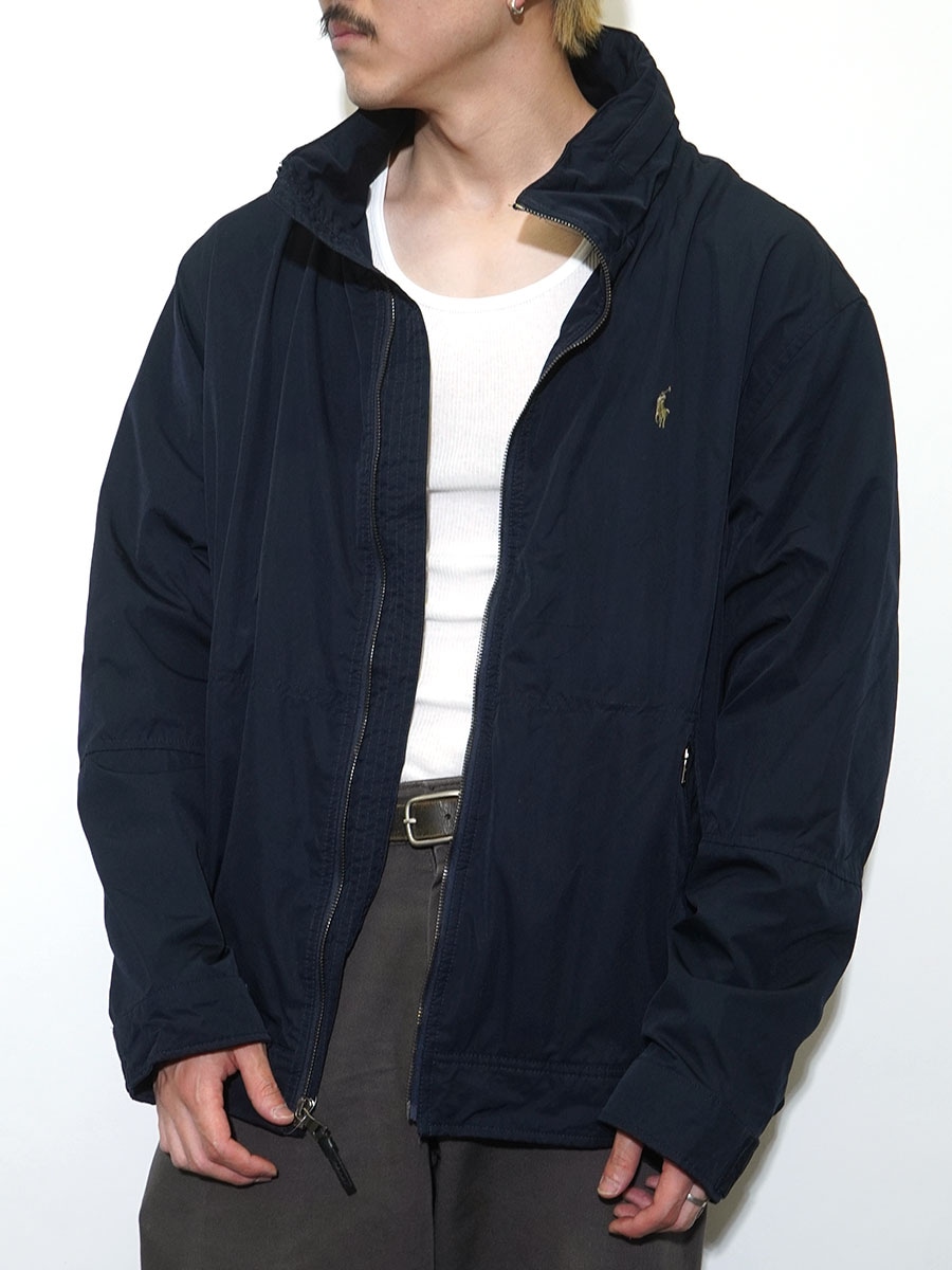 ラルフローレン ワンポイント刺繍 フード付き ナイロンジャケット