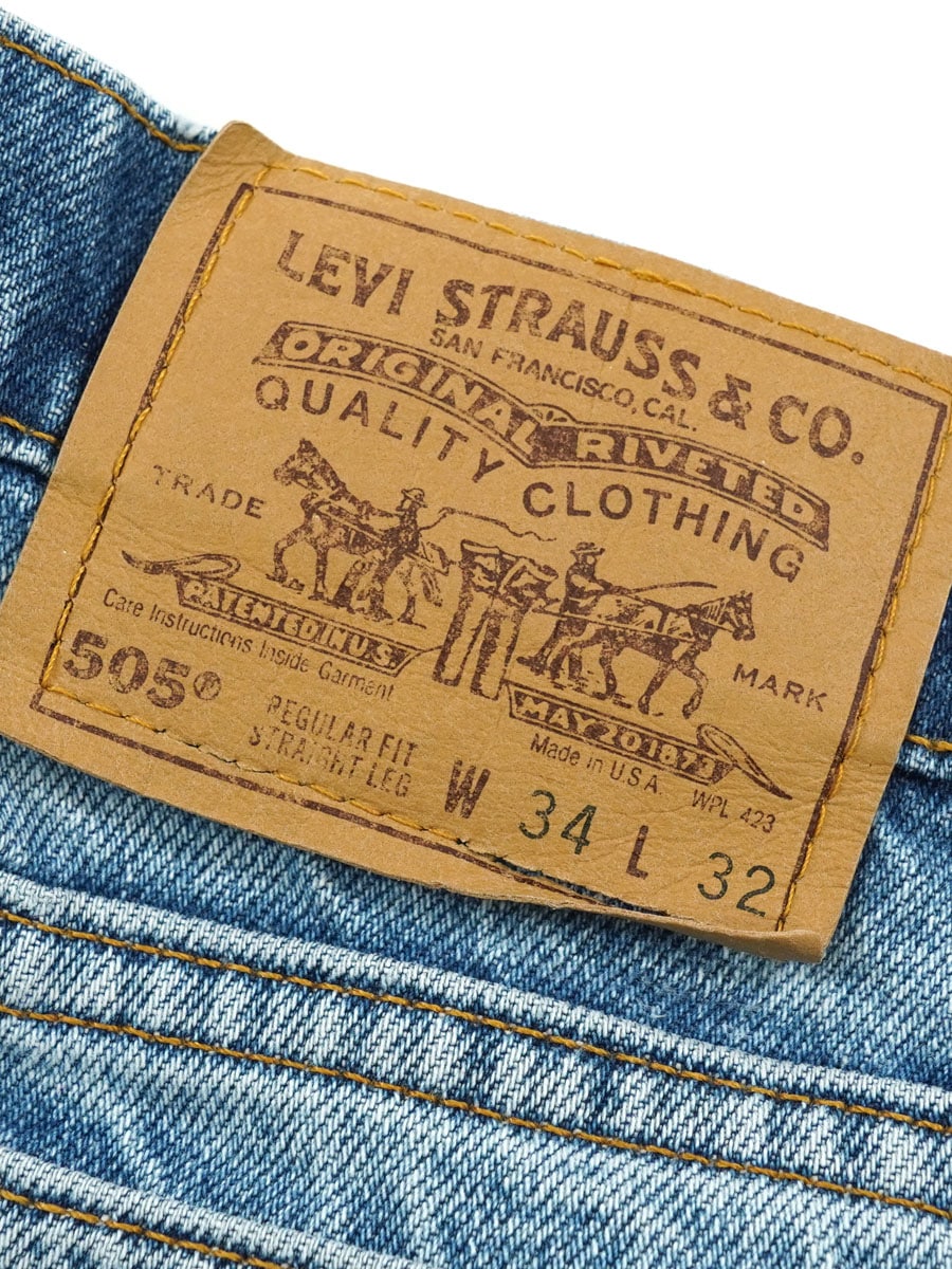90's Levi's 505 オレンジタブ デニムパンツ 良色落ち 表記(34x32