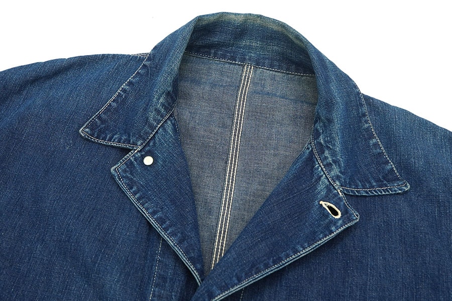 40's Carhartt ハートタグ デニムカバーオール 極上雰囲気 実寸(46位