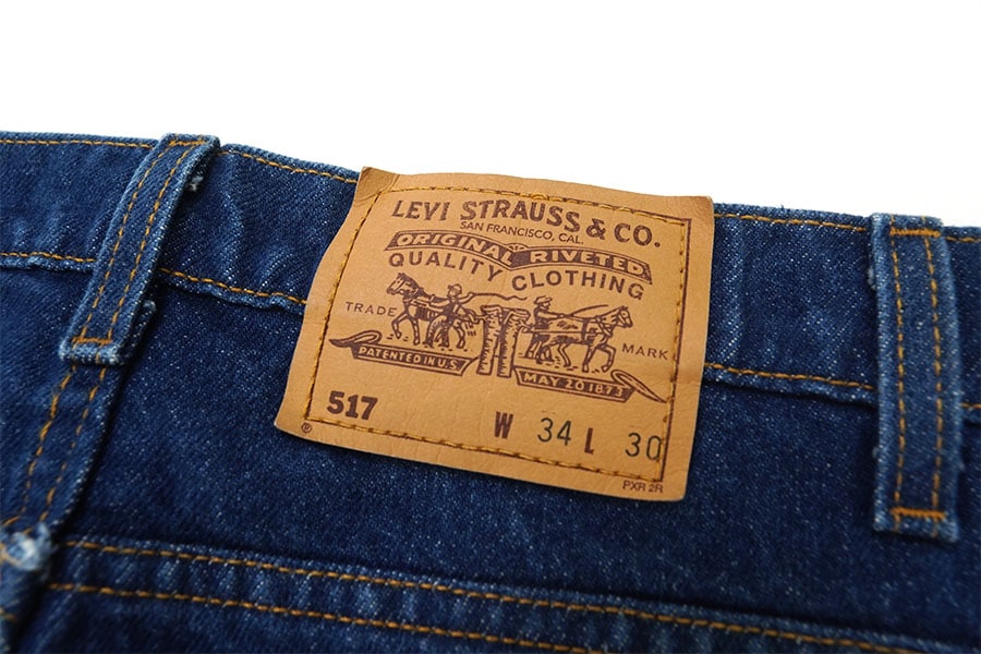 90's Levi's 517 オレンジタブ デニムパンツ 濃青 表記(34x30) USA製