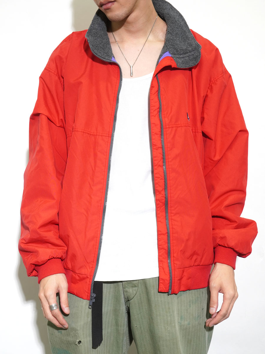 89's パタゴニア シェルドシンチラジャケット レッド 実寸(L位) USA製