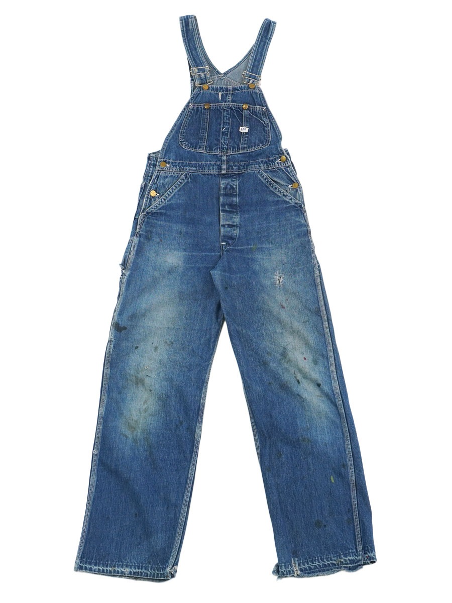 70's Lee デニムオーバーオール 良雰囲気 実寸(32x30位) | NEW ITEM