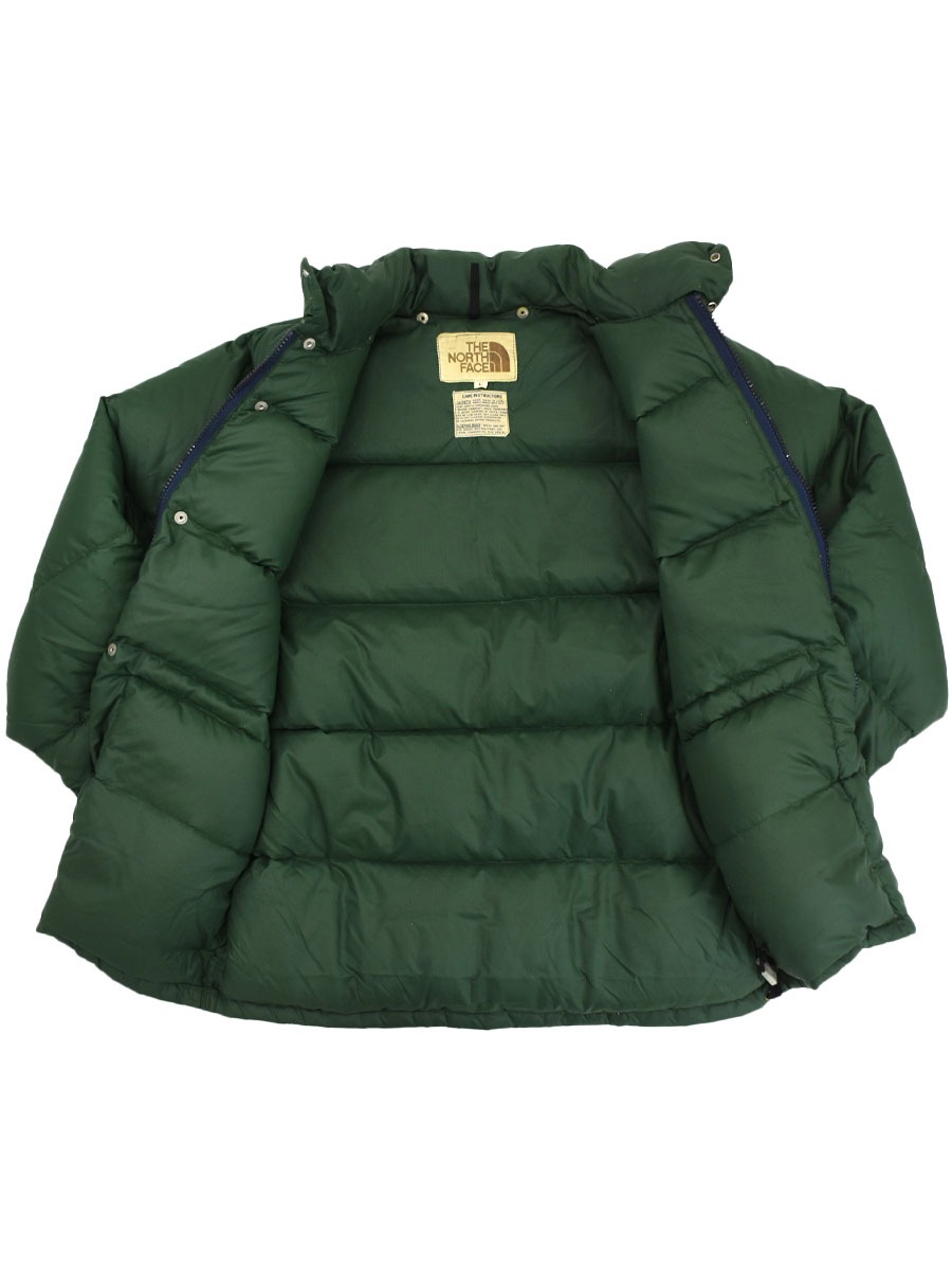 70's 茶タグ THE NORTH FACE シエラパーカ ダウンジャケット グリーン