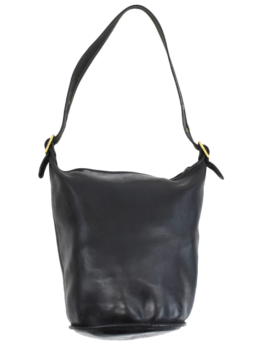 COACH レザー バケツ型 ショルダーバッグ ブラック USA製 | すべての