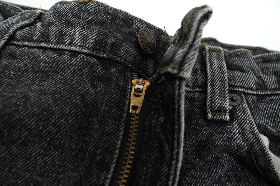 90's Levi's 550 先染め ブラックデニムパンツ 表記(34x30) USA製