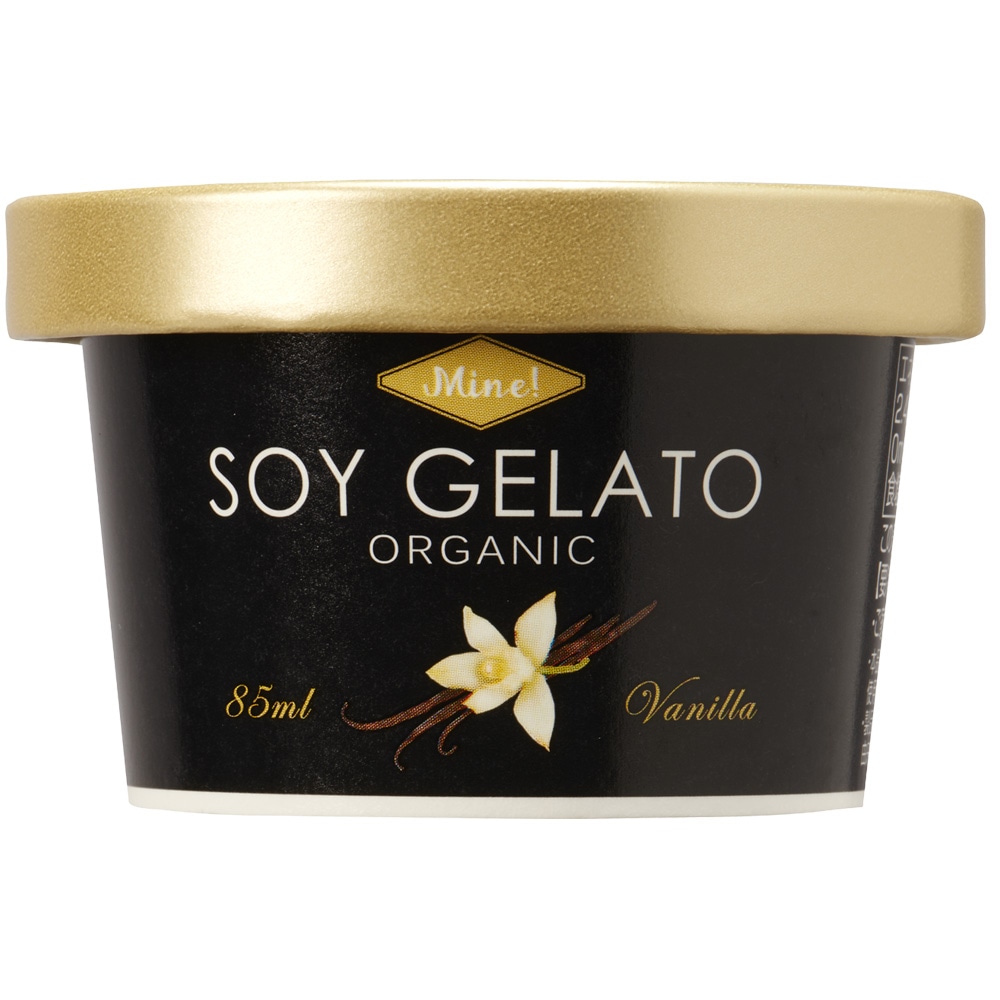 豆乳アイス】Mine! オーガニックSOYジェラート85mlx4個セット（ﾊﾞﾆﾗ×2