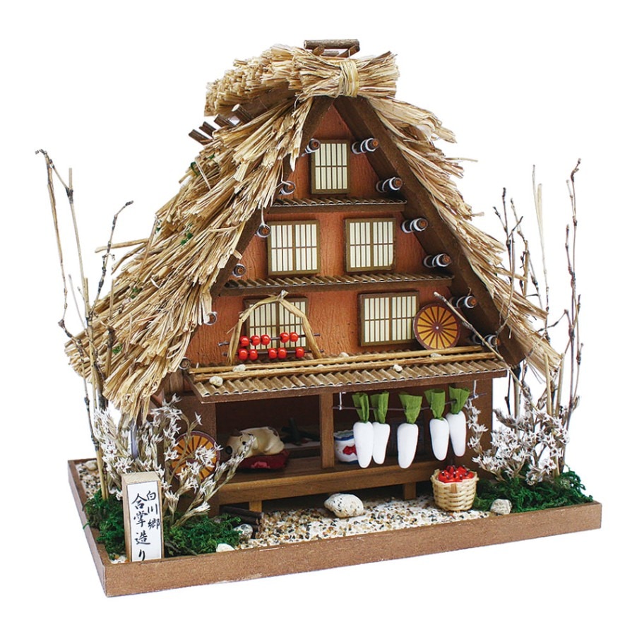 街道シリーズ / 白川郷の合掌造り | すべての商品 | ビリーの手作り