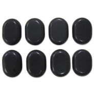 ホットストーン 身体用玄武岩(中)8個セット(アリゾナ)(直径5-8cm 厚み