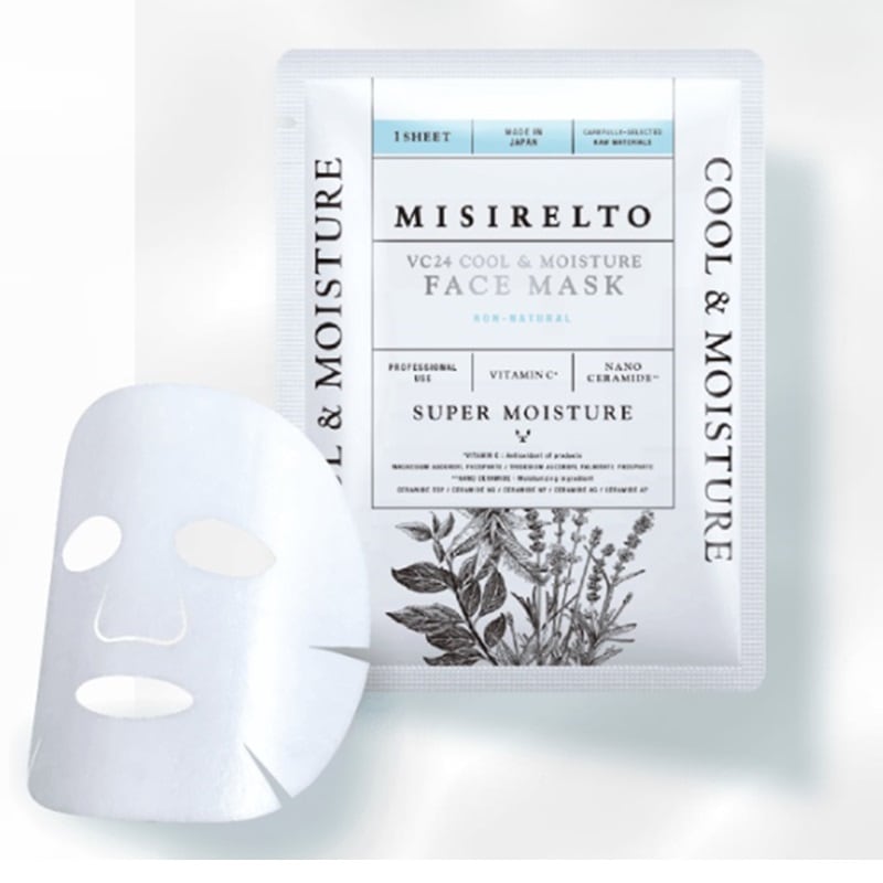 ミシレルト VC24 クール&モイスチャーフェイスマスク 100枚（1枚×100