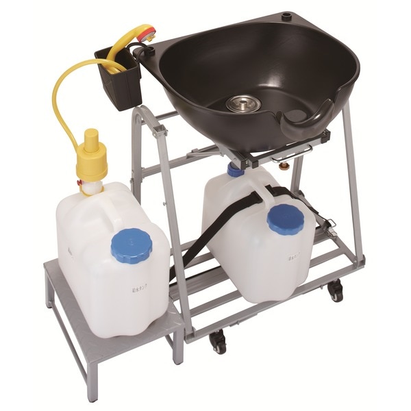 移動式シャンプー台 Air 折り畳み式 エアーポンプ式 高さ87×幅72.6