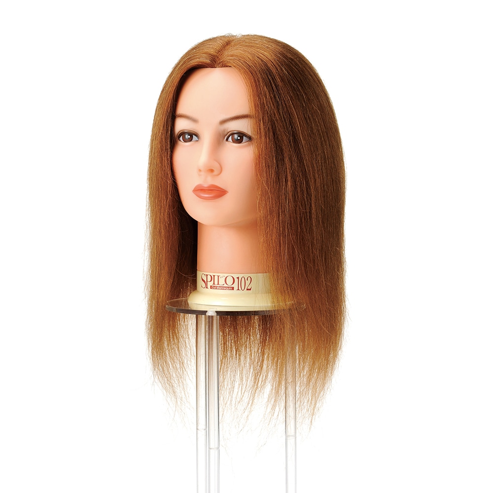 カットウィッグ SPILO(スピロ) 102(ライトブラウン)人毛 ハチ約52cmの
