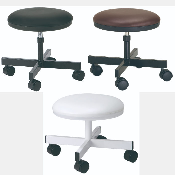 フットケア ペディキュア スツール（回転昇降式15cmUP）高さ30-45cm