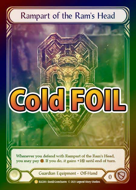 Cold Foil》[Guardian]Rampart of the Ram's Head [L]《ELE-初版