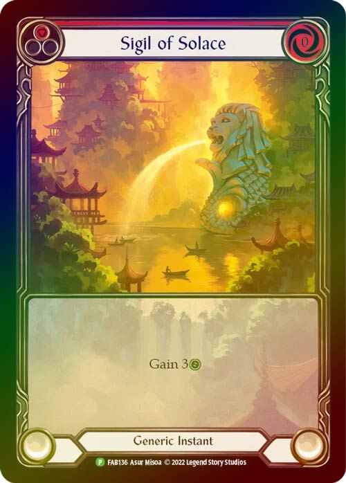 Rainbow Foil》[Generic]Sigil of Solace[赤][P]《プロモ版