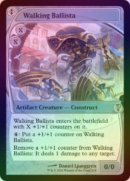 FOIL】【英】歩行バリスタ/Walking Ballista[無色R]【MB2】[未来予知