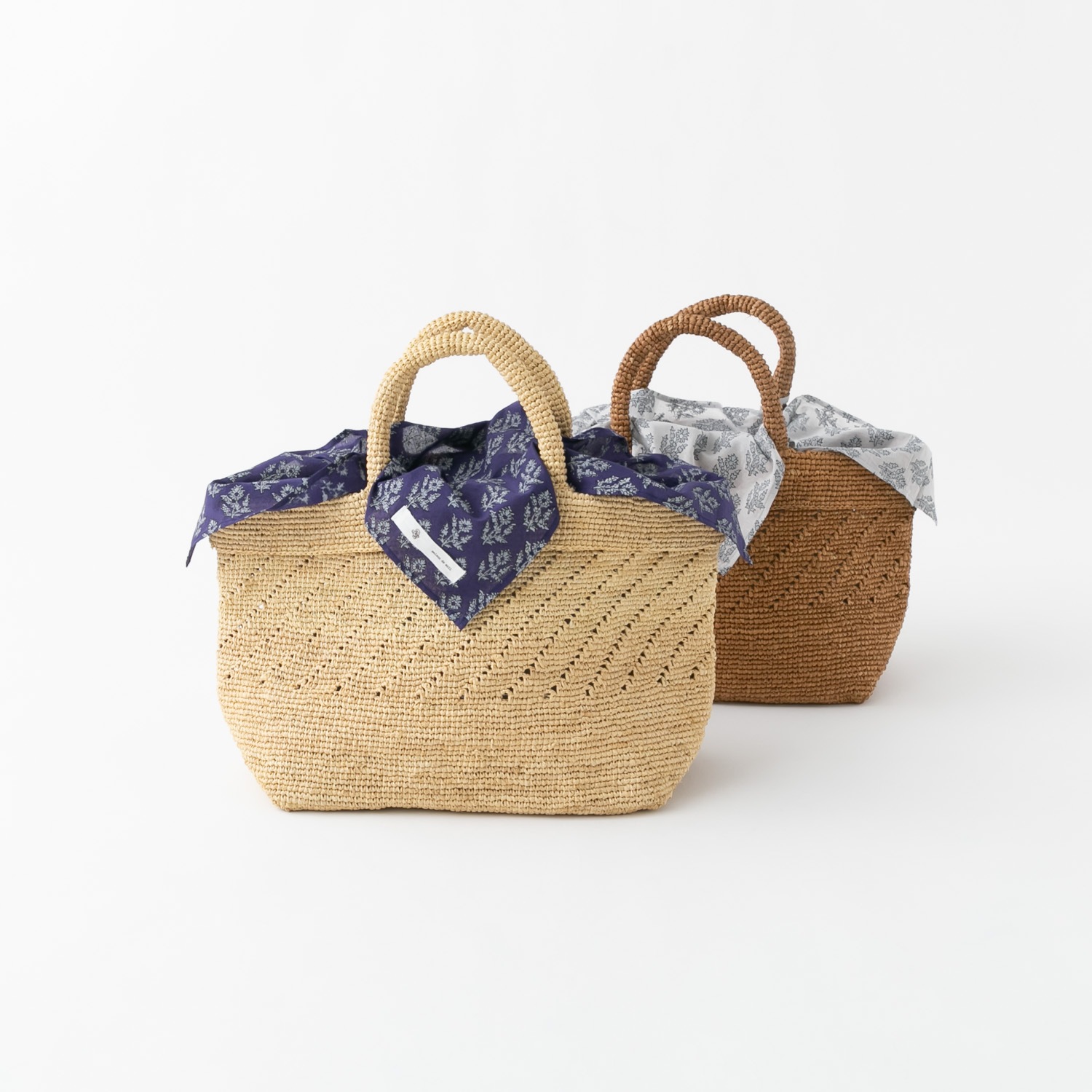 maison de soil メゾンドソイル RAFFIA BAG COMBI ラフィアバッグ