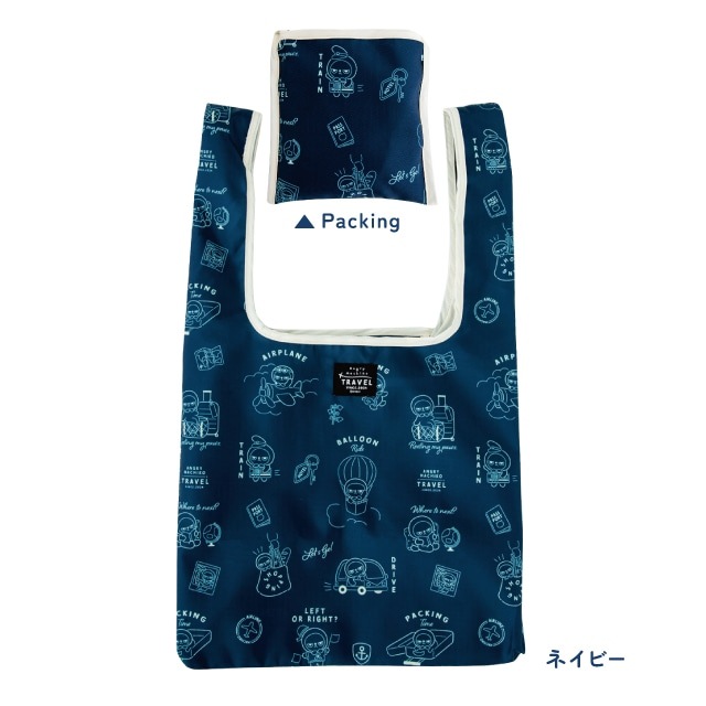 有料ギフトラッピング対応商品】エコバッグS アングリーマチコトラベル