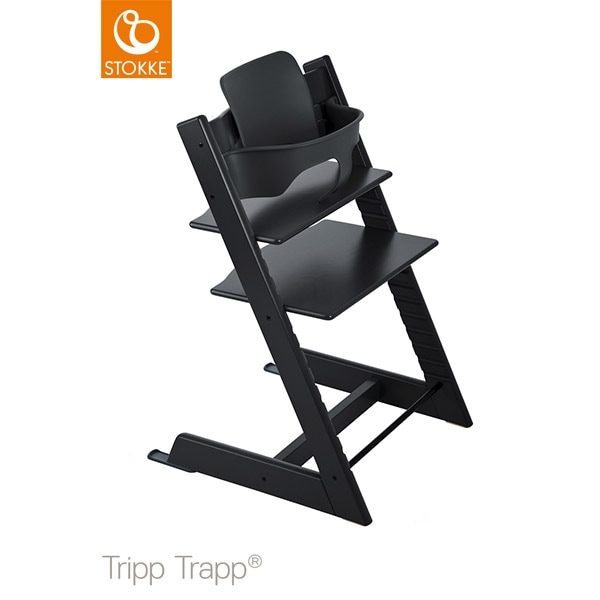 ストッケ(STOKKE)｜トリップトラップ｜チェア＆ベビーセット｜ブラック