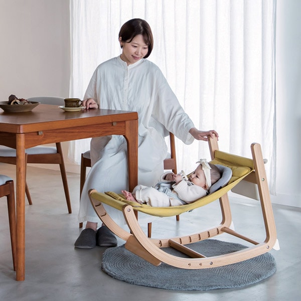 farska ファルスカ スクロールチェア ONE / ミモザイエロー