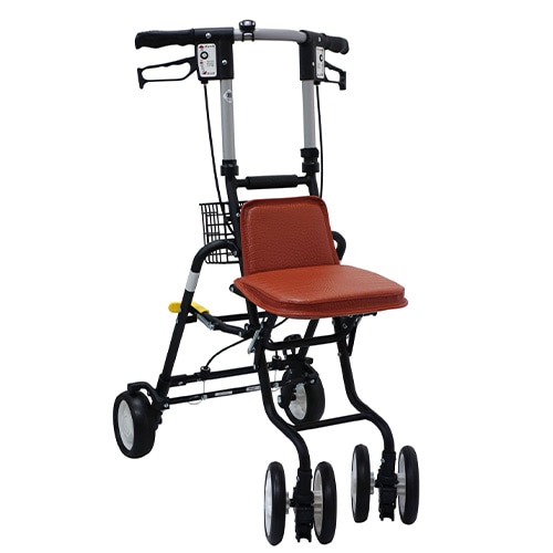 ヘルシーワン レジェール タータンレッド ｜ シルバーカー・歩行器