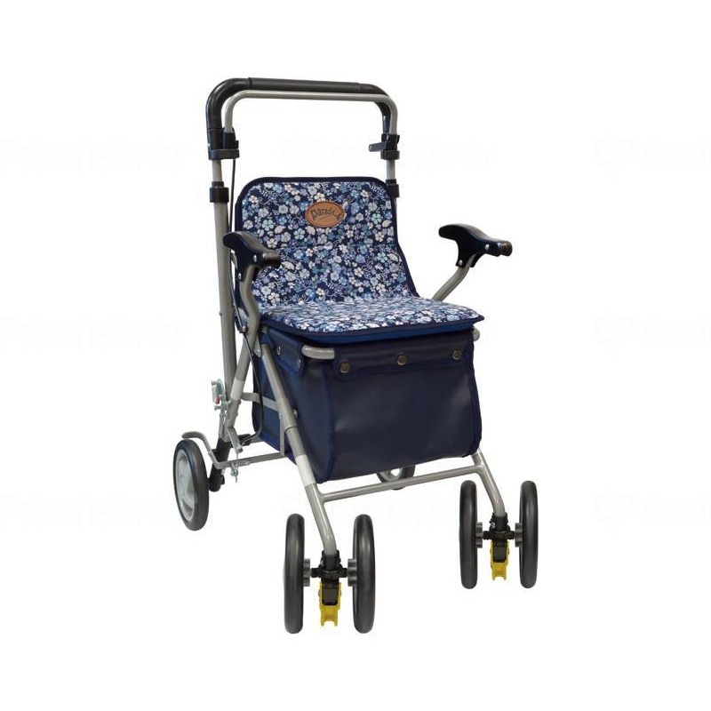 パレード 花柄BK ｜ シルバーカー・歩行器,シルバーカー(手押し車