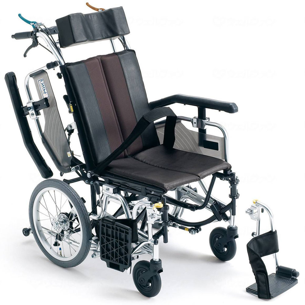 介助用ティルト＆リクライニング車椅子 TRC－1 肘跳ね上げ