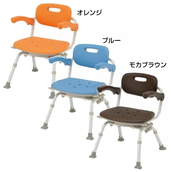 シャワーチェア〔ユクリア〕ミドルSP回転おりたたみN ｜ 入浴用具