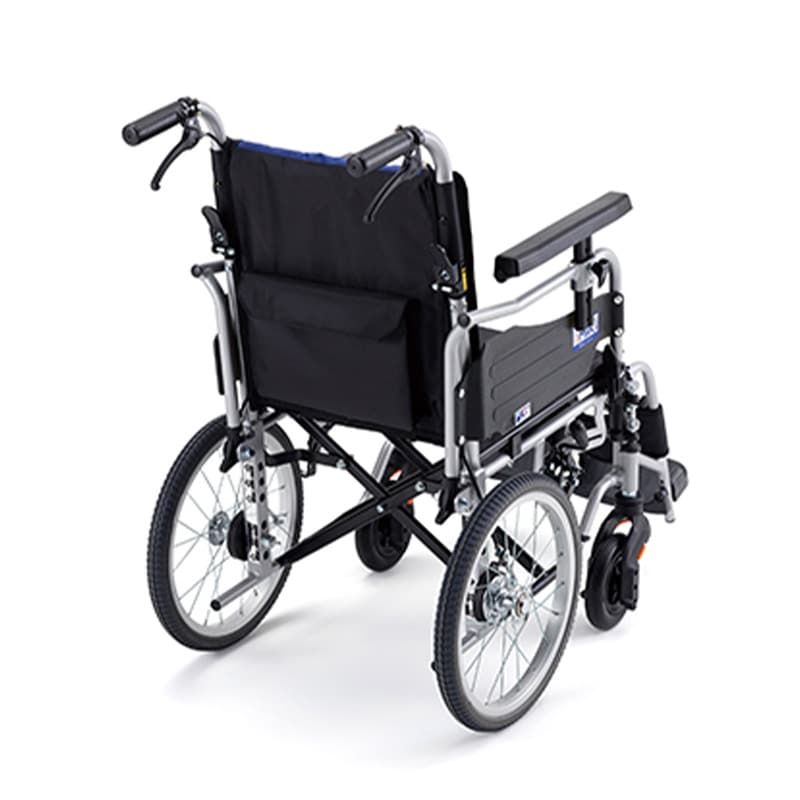 BAL-R6 介助型車椅子 モジュール座面高 背折れ式 介助ブレーキ付 肘