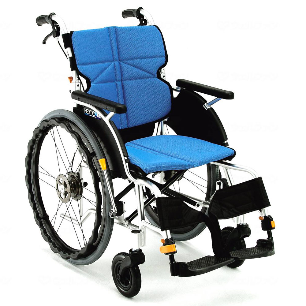 NEXT-11B HB ネクストコア 自走用車椅子 背折れ式・介助ブレーキ付き