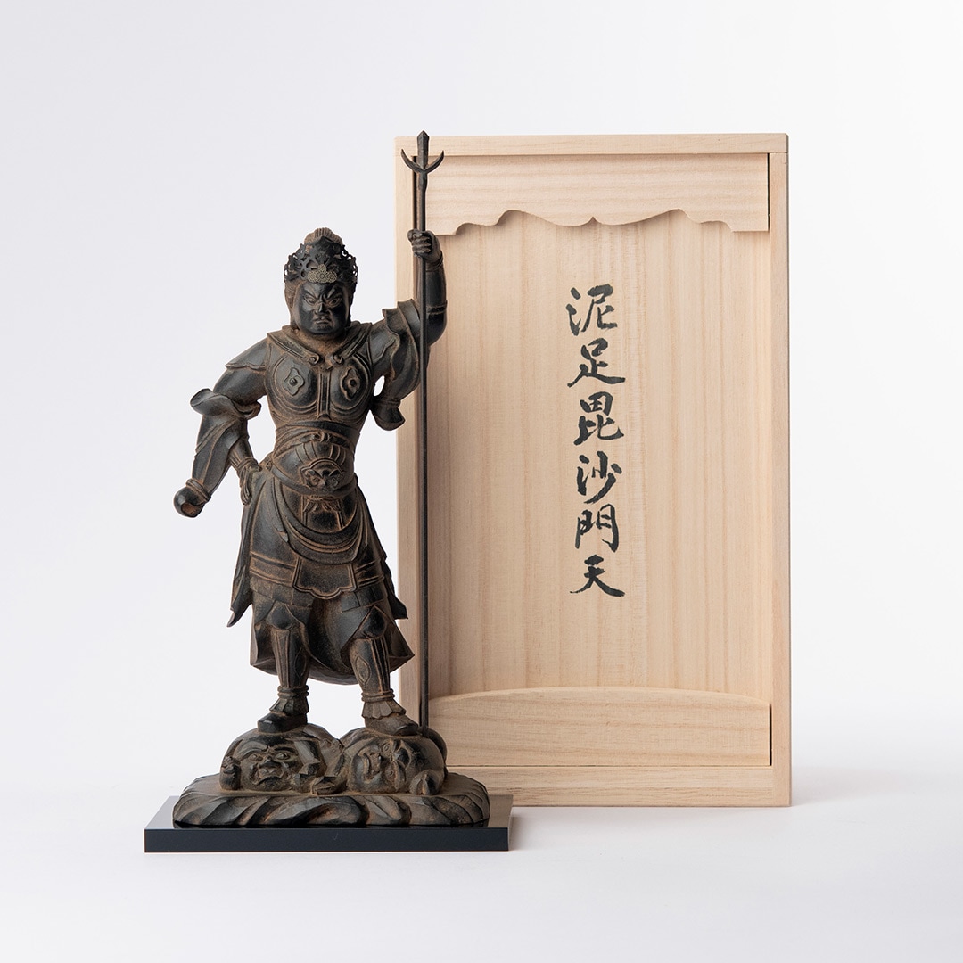 仏像】武将が愛した仏像 上杉謙信 泥足毘沙門天 | 仏師・作家原型制作