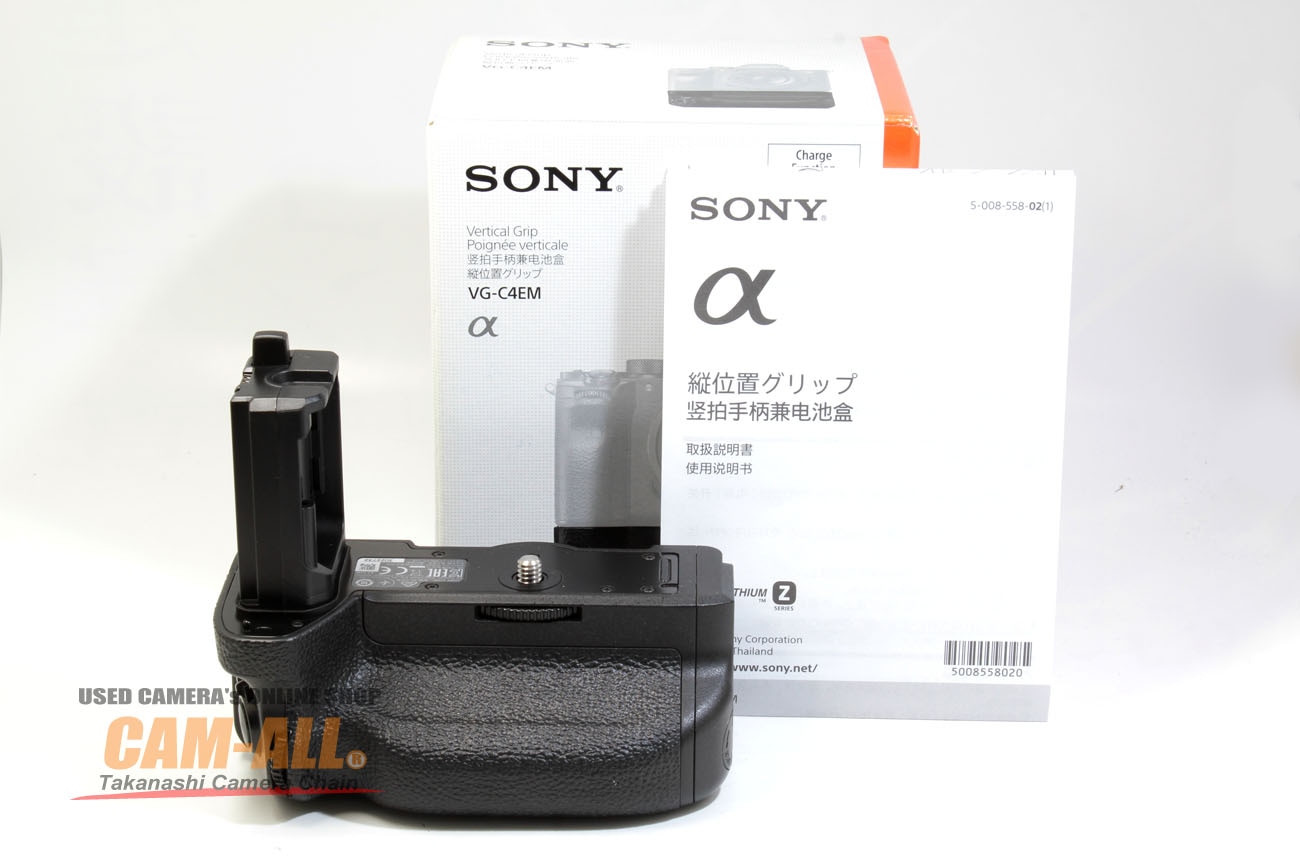 中古 ソニー 縦位置グリップ VG-C4EM 程度：A-(美品)
