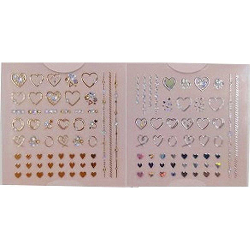 LJネイルシールC07ハート【公式】≪1個からお届け≫Can☆Do