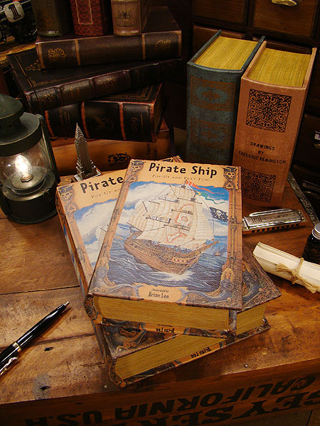 古めかしい洋書みたいな小物入れ ブックボックス 2冊セット （No.32