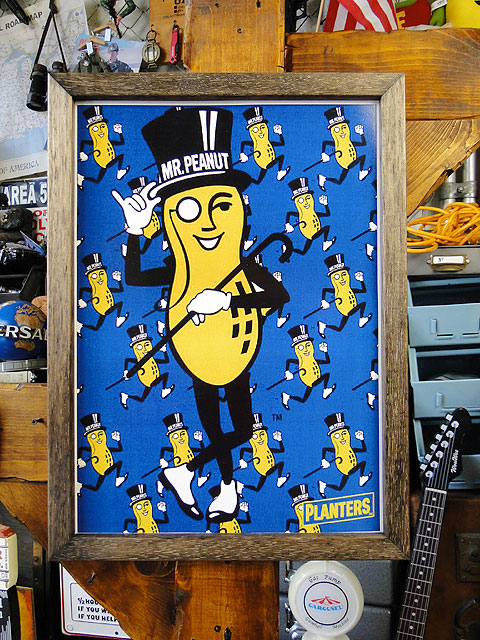 ポスターフレーム （ミスターピーナッツ/リピート） ポスター＆木製