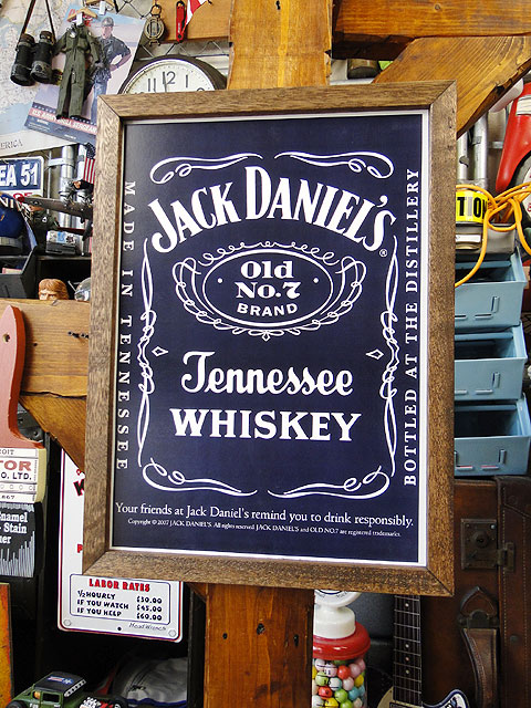 ポスターフレーム （ジャック・ダニエル/ブラックラベル） ポスター