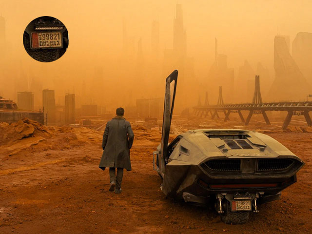 ムービーライセンスプレート 映画 ブレードランナー2049 ポリス