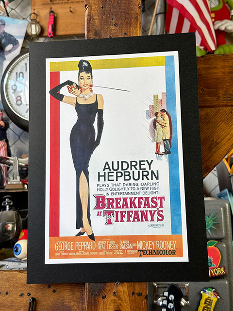 ハリウッドポスター #0102 映画 ティファニーで朝食を 劇場版ポスター