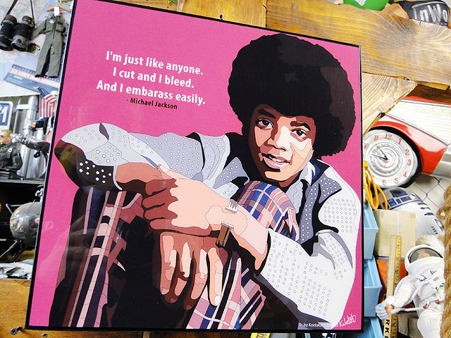 ジャクソン5 ヤング・マイケル・ジャクソン ポップアートフレーム #095